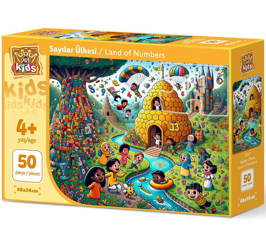 Art Puzzle Land of Numbers Puzzle 50pcs