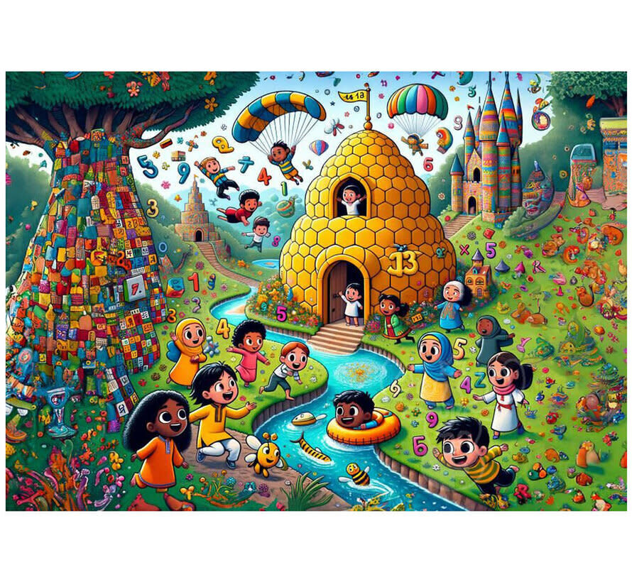 Art Puzzle Land of Numbers Puzzle 50pcs