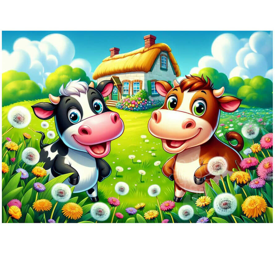 Art Puzzle Happy Cows Puzzle 25pcs
