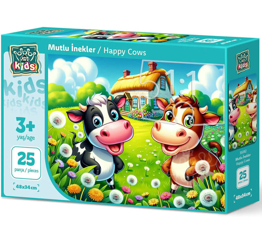 Art Puzzle Happy Cows Puzzle 25pcs
