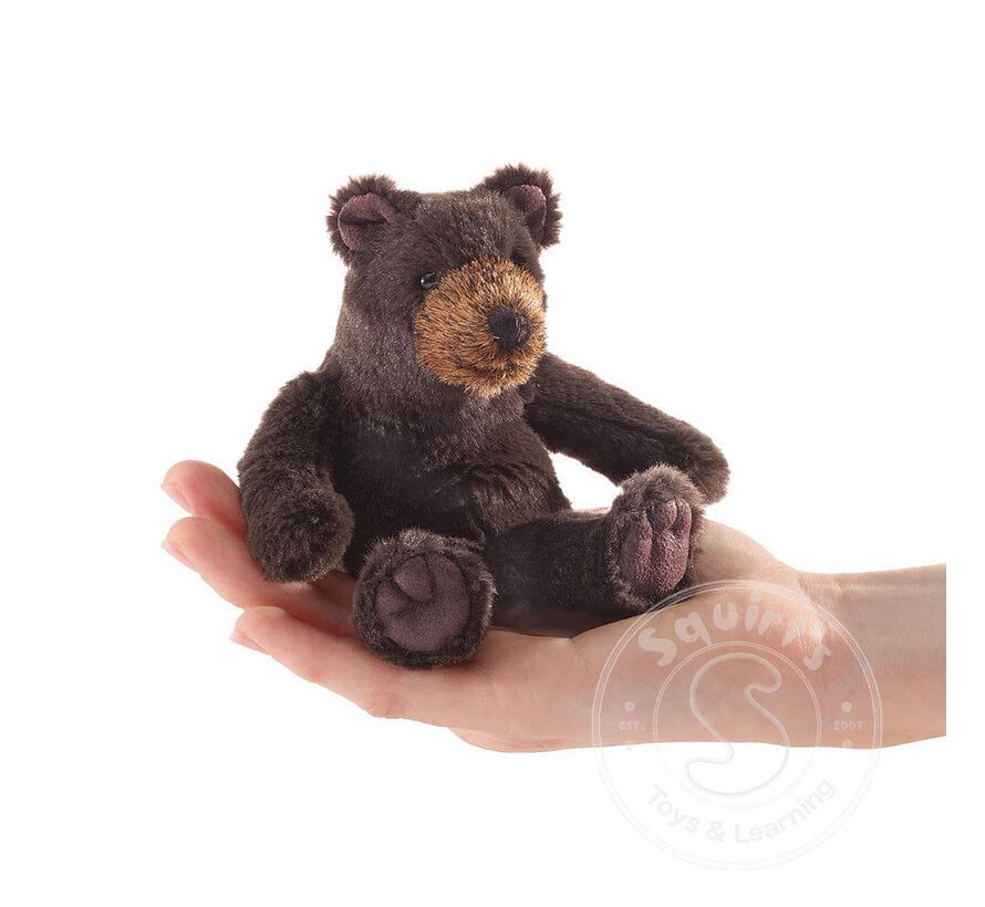 Folkmanis Mini Brown Bear Finger Puppet