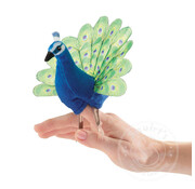 Folkmanis Folkmanis Mini Peacock Finger Puppet