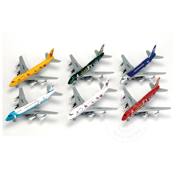 Pull Back 747 Airplane