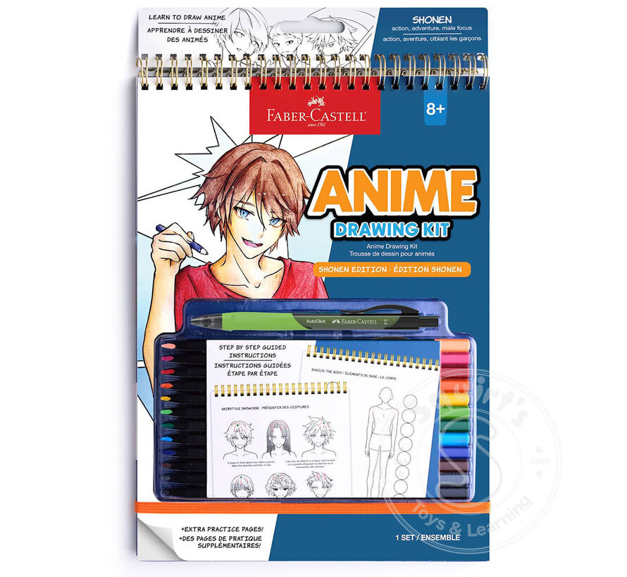 Faber-Castell Anime Drawing Kit - Shonen Edition