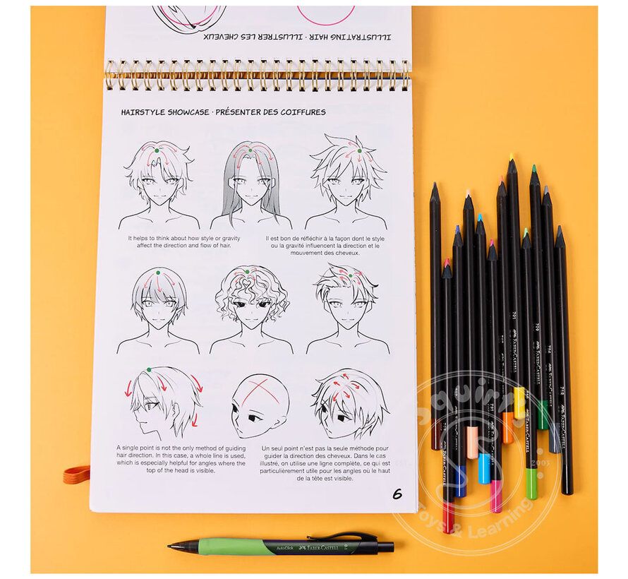 Faber-Castell Anime Drawing Kit - Shonen Edition
