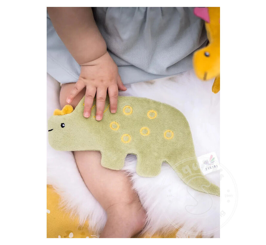 Tikiri: Baby Triceratops w/crinkle - 4"H