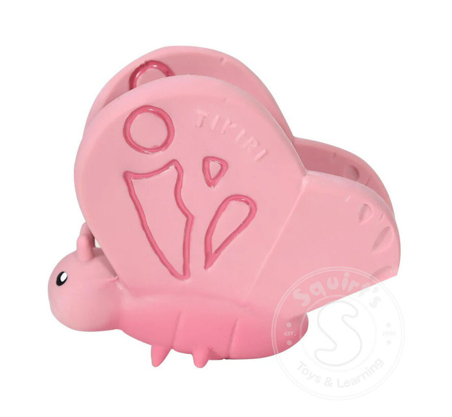 Tikiri: Butterfly Natural Rubber Toy (3"H)