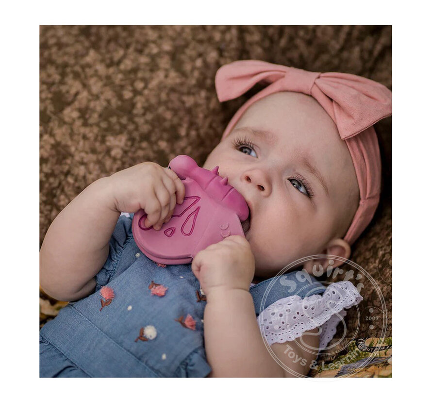 Tikiri: Butterfly Natural Rubber Toy (3"H)