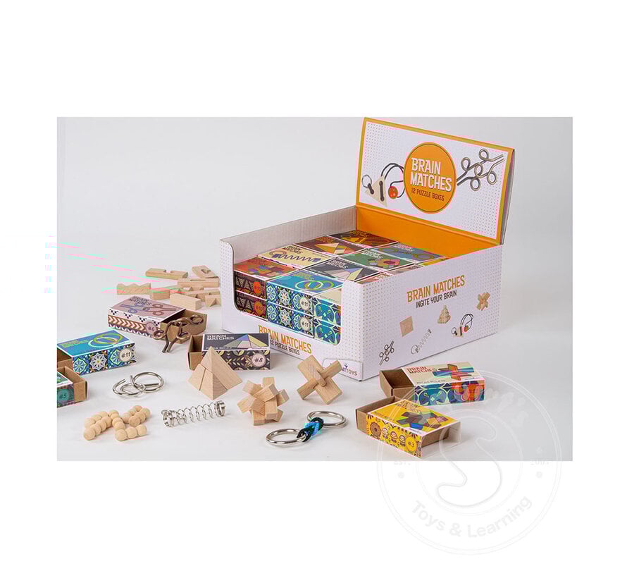 Brain Matches - Assorted Puzzle Boxes