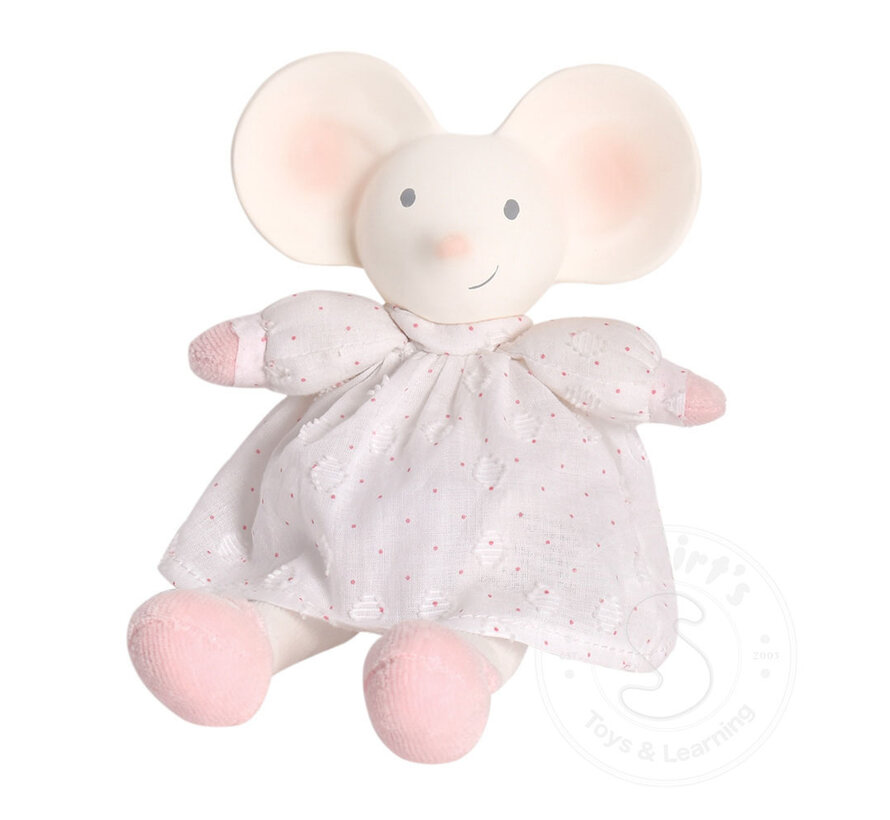 Tikiri: Mini Meiya The Mouse Natural Rubber Head Toy - 8"H
