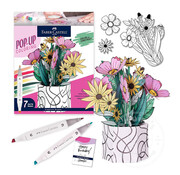 Faber-Castell Faber-Castell Pop Up Coloring Wildflower Bunch