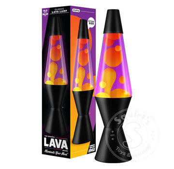 Schylling Lava Lamp 14.5” Yellow & Purple