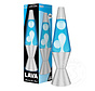 Lava Lamp 14.5” White & Blue