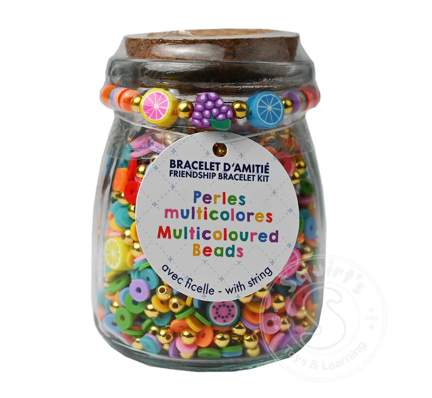 DIY - Bead Jar: Multi-Coloured