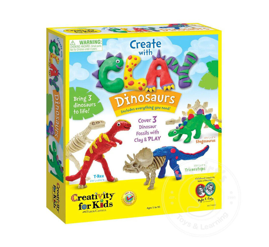 Creativity for Kids Create with Clay Dinosaurs