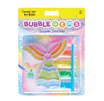 Creativity for Kids Creativity for Kids Bubble Gems: Super Sticker - Mermaid