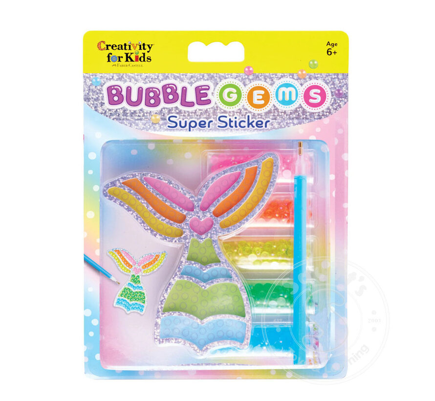 Creativity for Kids Bubble Gems: Super Sticker - Mermaid