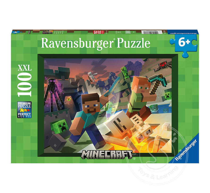 Ravensburger Monster Minecraft Puzzle 100pcs XXL