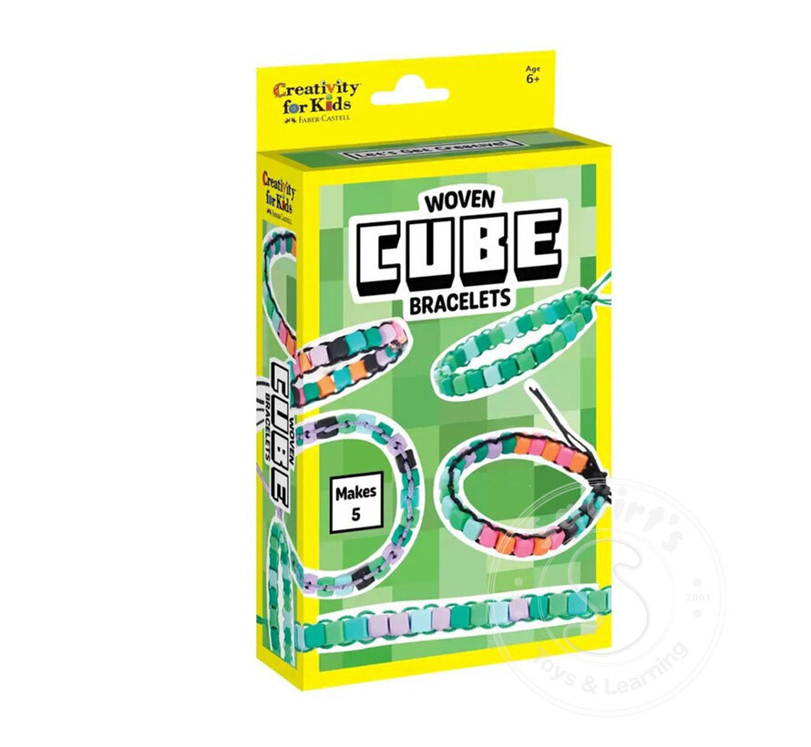 Creativity for Kids Mini Kit Woven Cube Bracelets