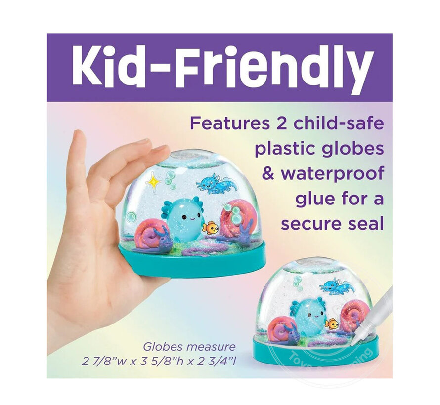 Creativity for Kids Make Your Own Water Globes: Axolotls