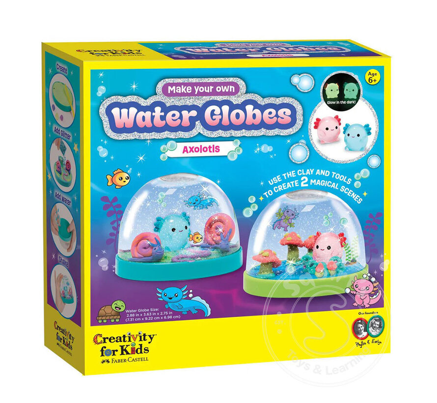 Creativity for Kids Make Your Own Water Globes: Axolotls