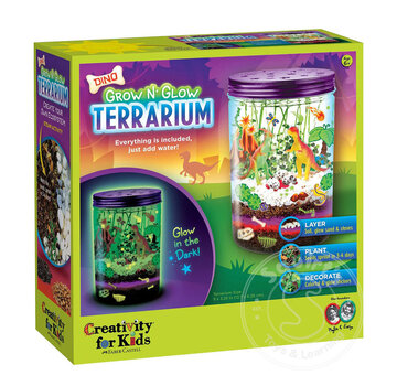 Creativity for Kids Creativity for Kids Grow N Glow Terrarium Dinosaur