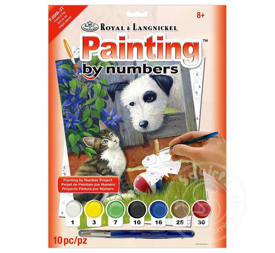 Royal & Langnickel Painting By Numbers Friends at Play