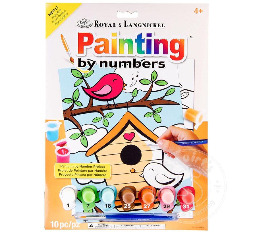 Royal & Langnickel My First Painting by Numbers Singing Birds