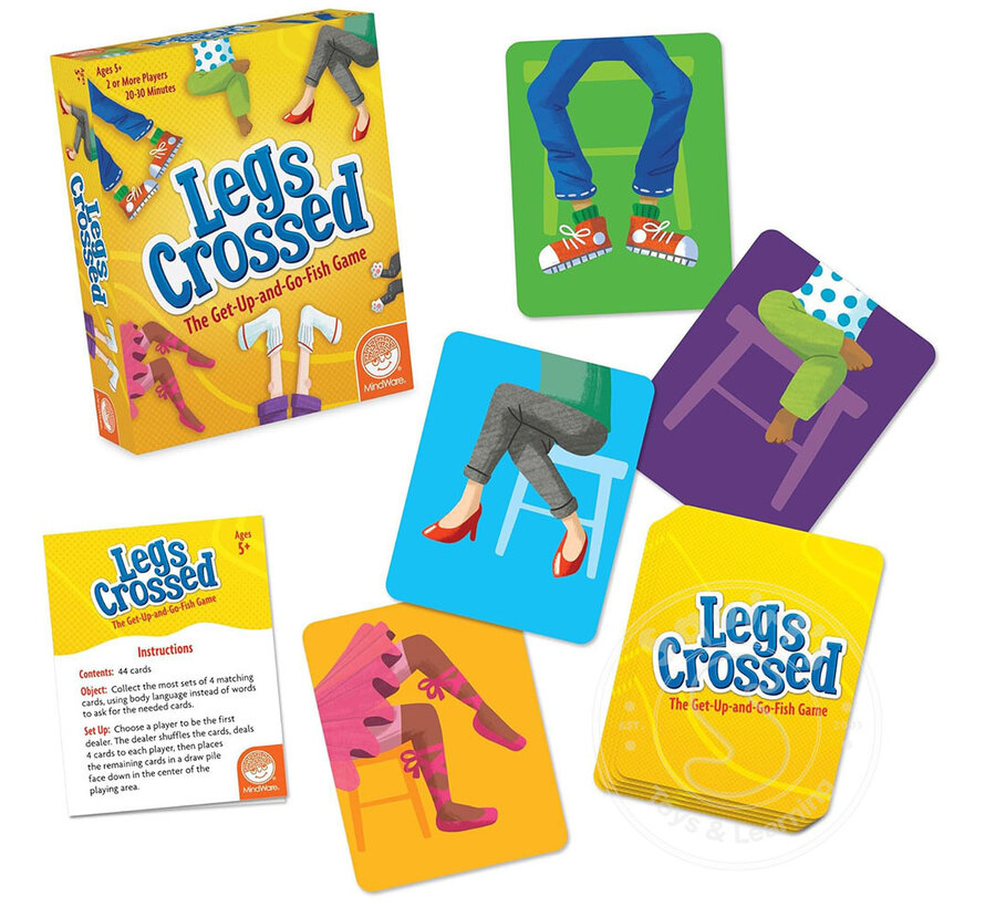 Mindware: Legs Crossed - The Get-Up & Go-Fish Game
