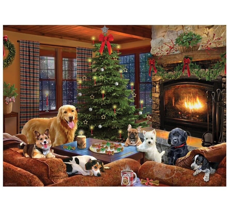 Cobble Hill  Furry Festivities Puzzle 500pcs