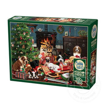 Cobble Hill Puzzles Cobble Hill Christmas Puppies   Puzzle 500pcs