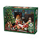 Cobble Hill Christmas Puppies   Puzzle 500pcs
