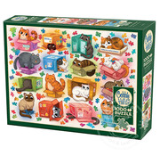 Cobble Hill Puzzles Cobble Hill Cats vs. Puzzles  Puzzle 1000pcs