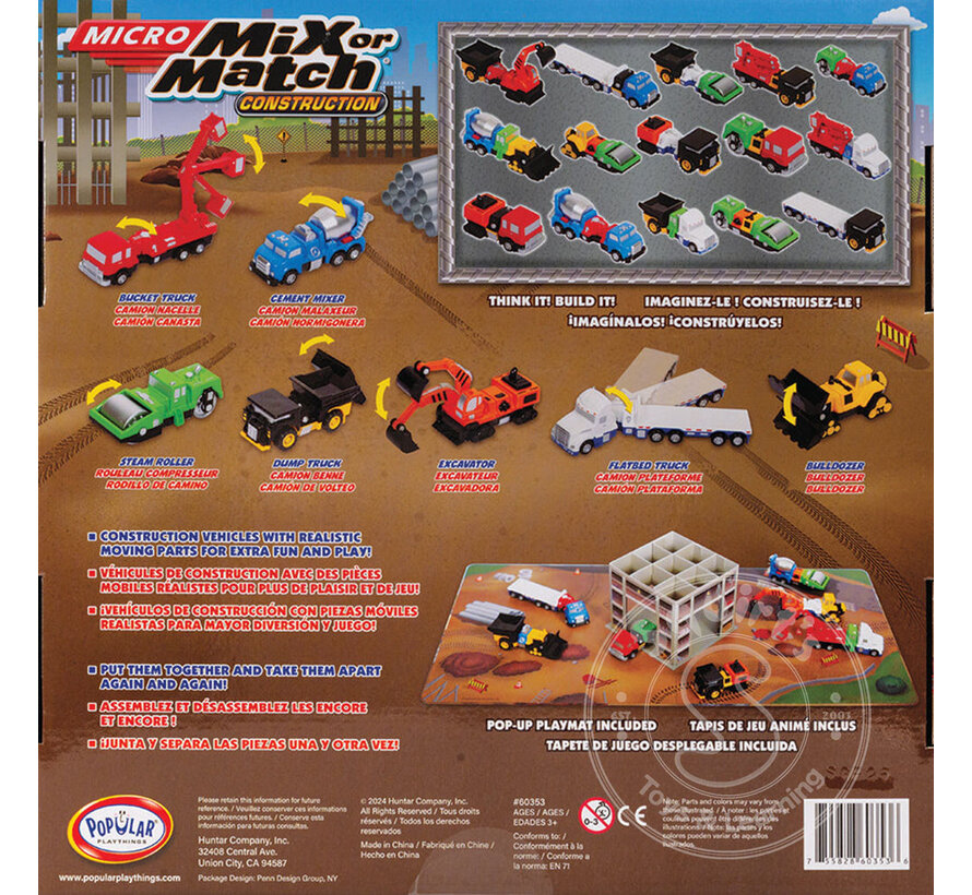 MICRO Mix or Match Vehicles Construction (Bilingual)
