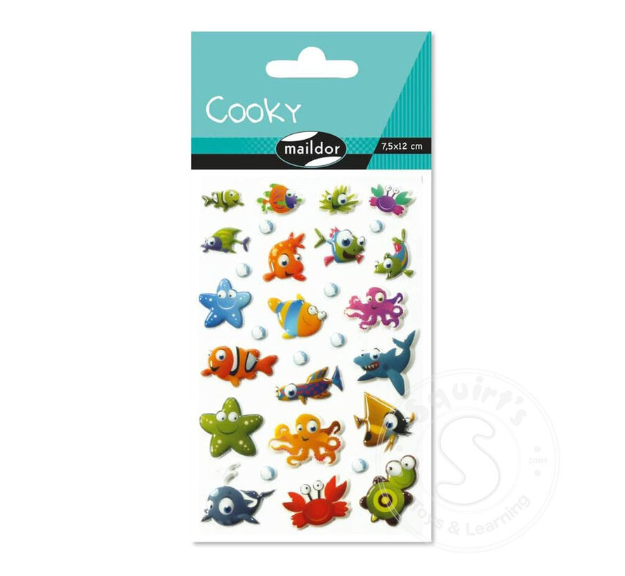Cooky Stickers Marine Animals (29 stickers)