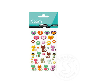 Maildor Cooky Stickers Cats/Hearts (31 stickers)
