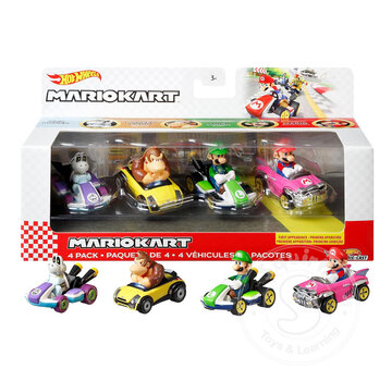 Hot Wheels Hot Wheels - Mario Kart Vehicles 4-Pack assorted
