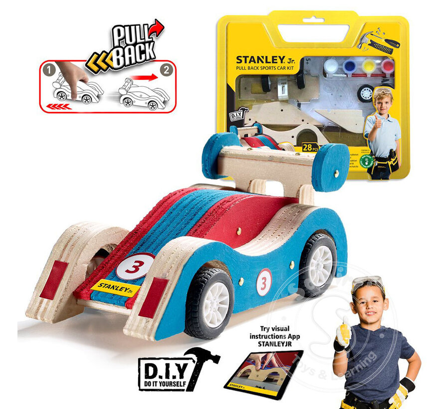 Stanley Jr. - Pull back Sports car kit
