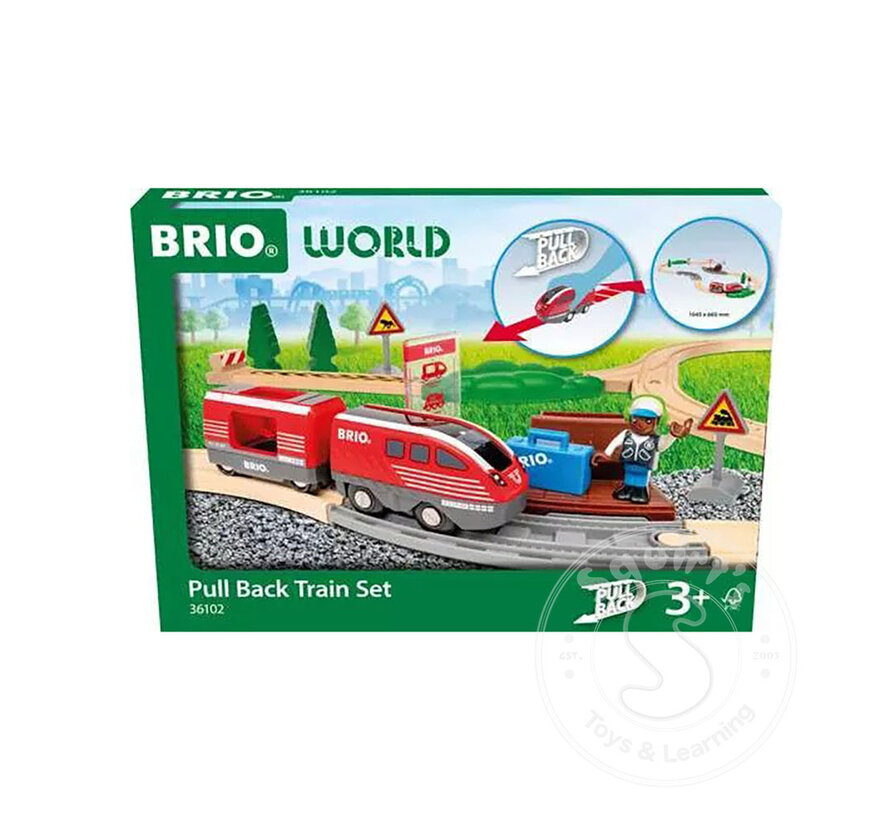 Brio Pull Back Train Set