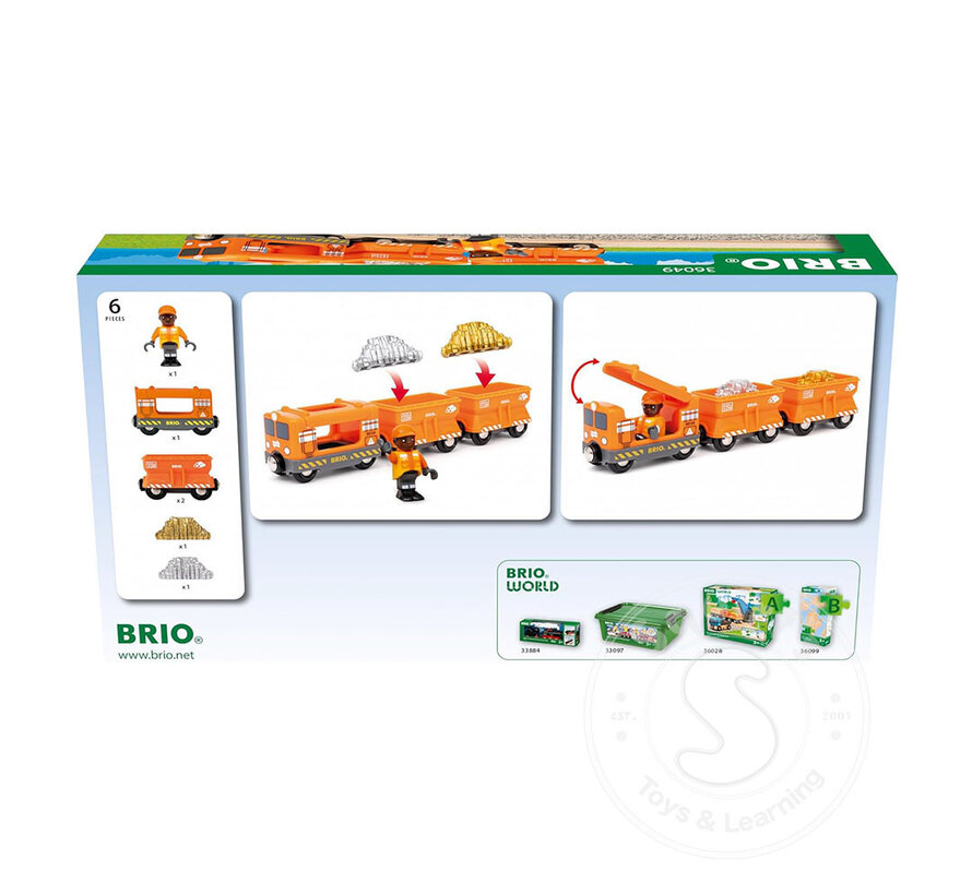 Brio Gold Cargo Train