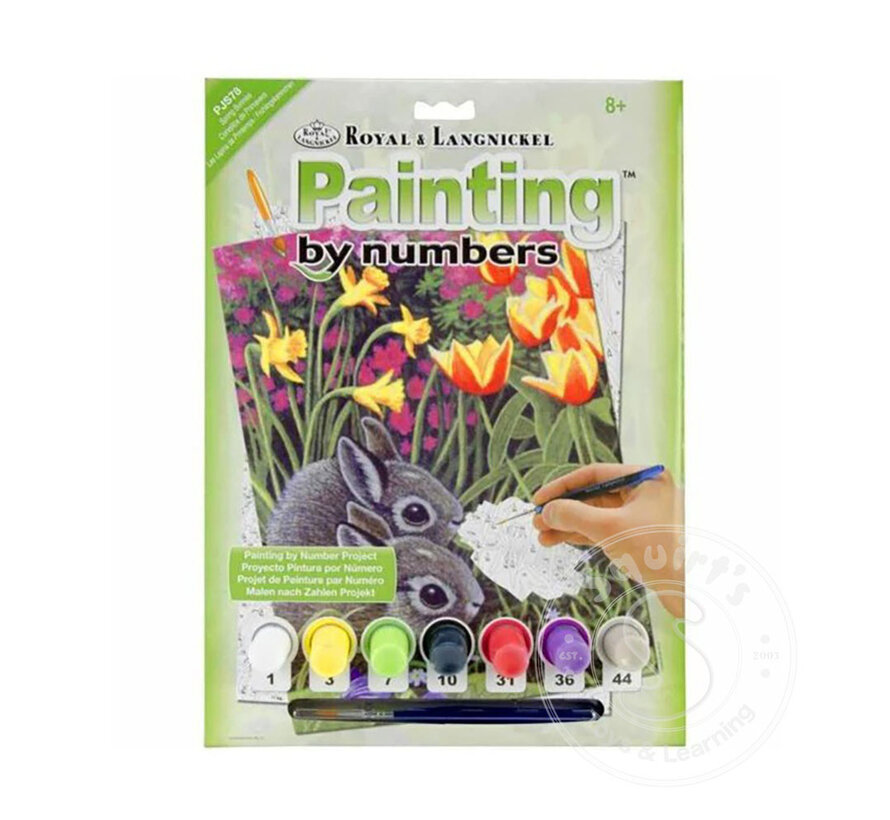 Royal & Langnickel Painting by Numbers Spring Bunnies