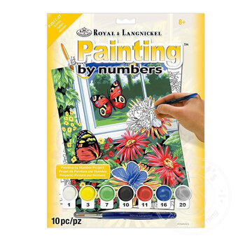 Royal & Langnickel Royal & Langnickel Painting By Numbers Butterflies