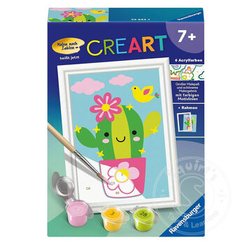 Ravensburger CreArt: Paint by Numbers - Little Cactus