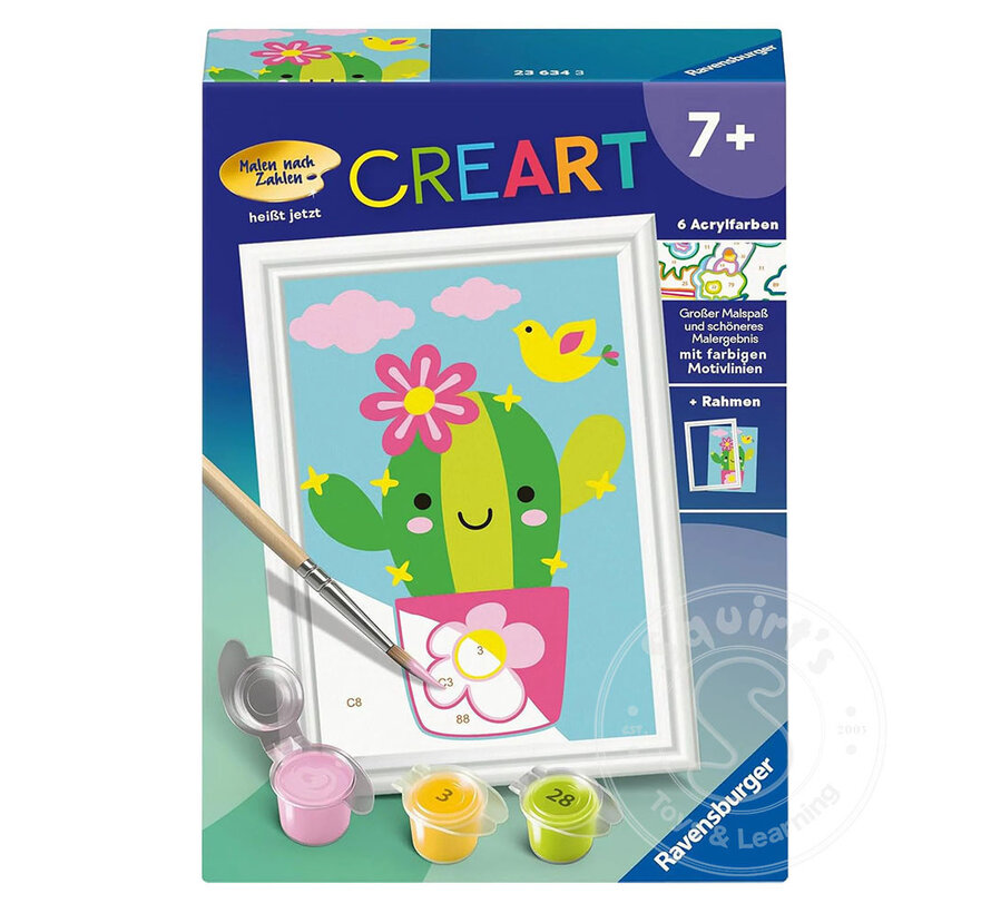 CreArt: Paint by Numbers - Little Cactus