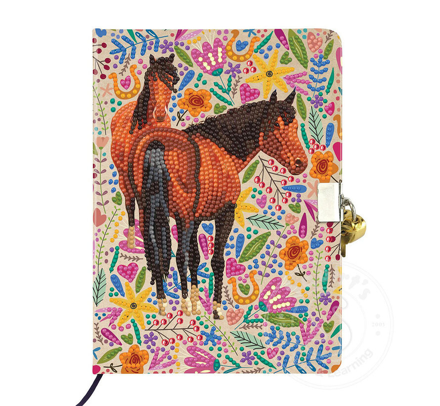 Crystal Art - Secret Diary Kit: Horse Love