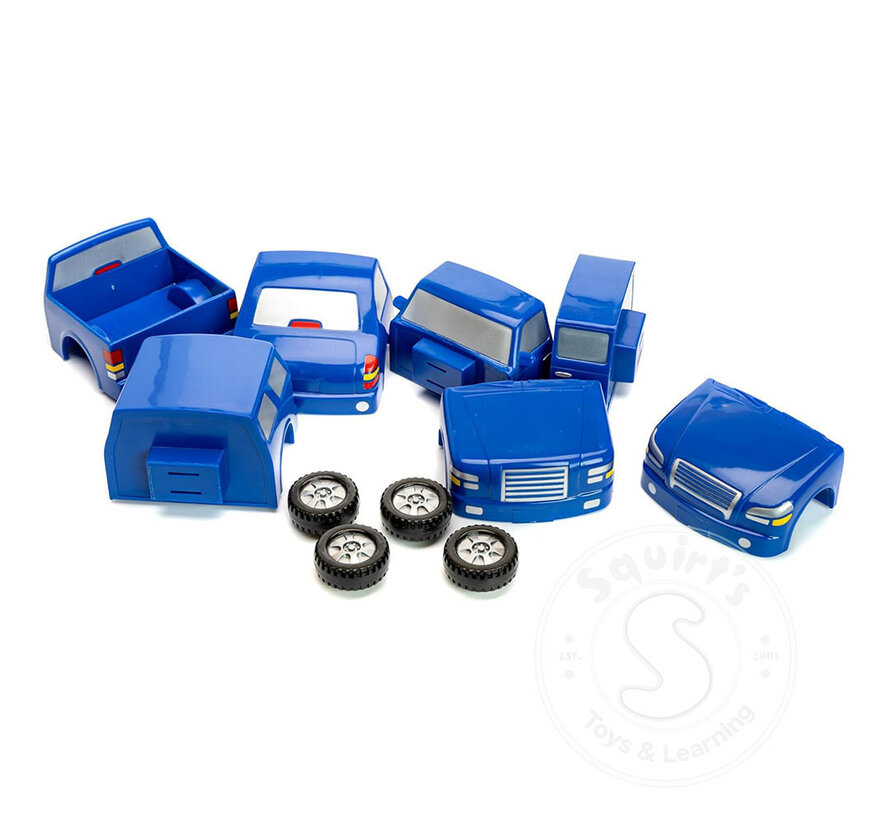 Magnetic Build-A-Car (Bilingual)