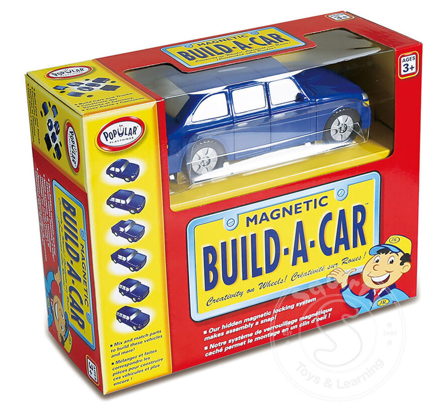 Magnetic Build-A-Car (Bilingual)