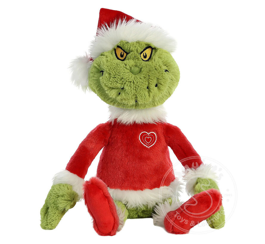 Dr. Seuss - Grinch Santa 16" (Winter Promo)