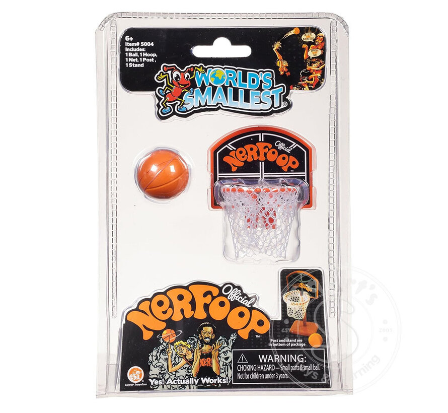 World's Smallest Nerfoop (Basketball)