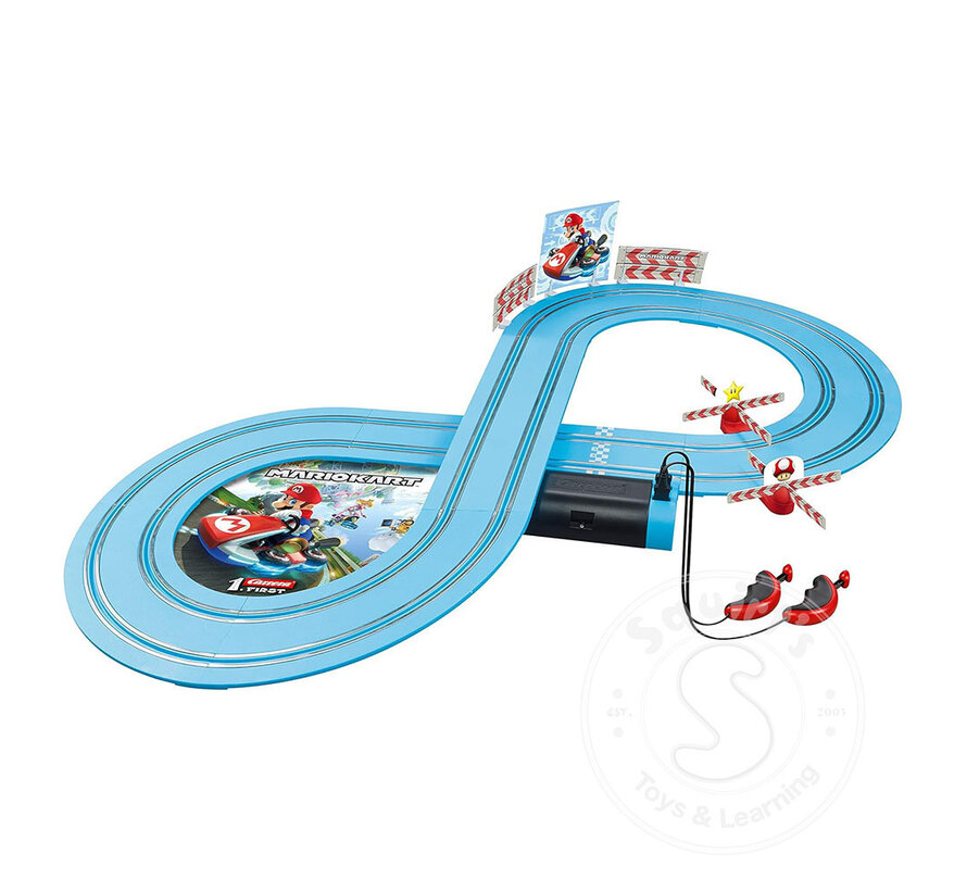 Carrera First - Mario Kart: Mario vs Peach Slot Car Racing Track Set